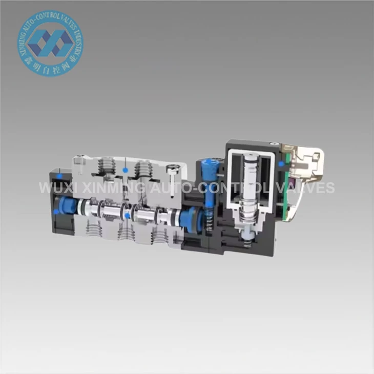 Aluminum Alloy Pneumatic Solenoid Valve 52 AC220V 110V