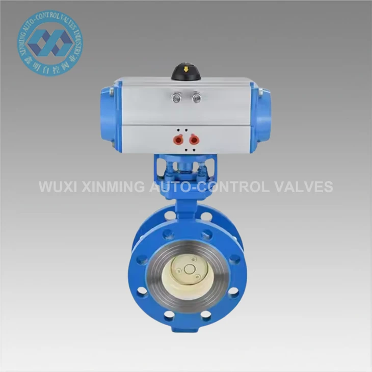 info-1-1 Efficient Pneumatic Flanged Butterfly Valve Accurate Fluid Regulation