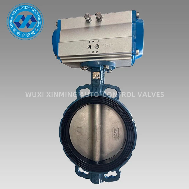 Pneumatic Actuator Operated Butterfly Valve
