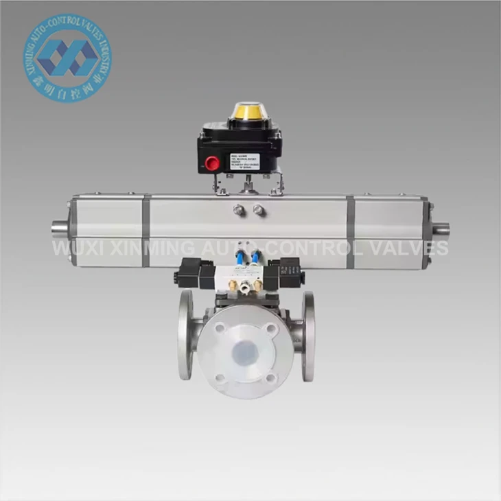 Three-position Pneumatic Actuator For Precise Flow Regulation