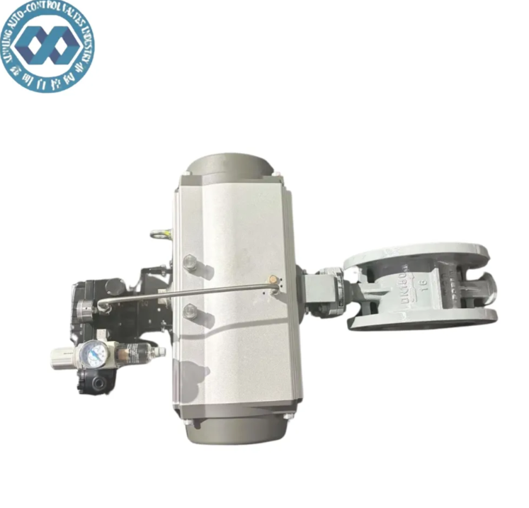 180 Degree Pneumatic Actuator 3 Way Ball Valve, 3 Way Ball Valve With Pneumatic Actuator
